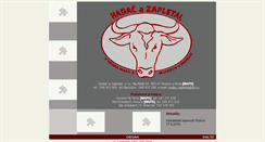 Desktop Screenshot of hadacazapletal.cz